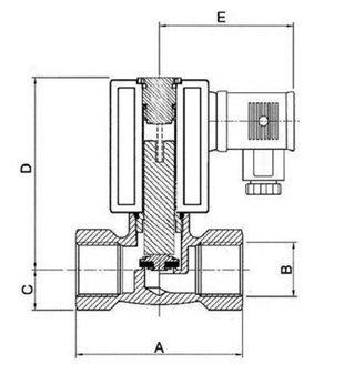 Автоматический электромагнитный клапан  Giuliani Anello       GSAVO15/08B
