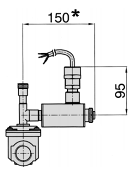Электромагнитный клапан со взрывозащищенной катушкой нормально закрытый Giuliani Anello  EV20/6BEEXD