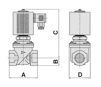 Электромагнитный клапан для дизельного топлива и мазута Giuliani Anello      SV50