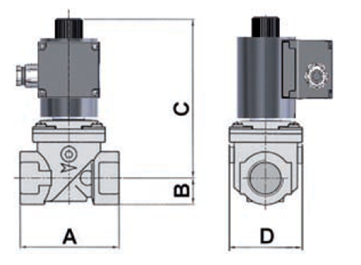 Автоматический электромагнитный клапан  Giuliani Anello       GSAV252R