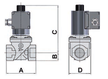 Автоматический электромагнитный клапан  Giuliani Anello       GSAV25R