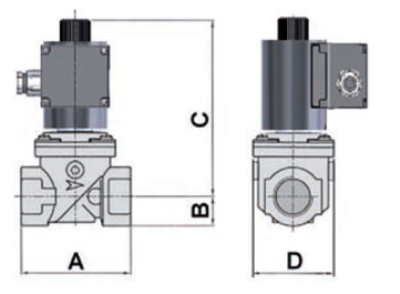 Автоматический электромагнитный клапан  Giuliani Anello       GSAV502R