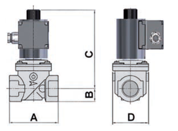 Автоматический электромагнитный клапан  Giuliani Anello       GSAV50R
