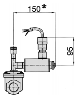 Электромагнитный клапан со взрывозащищенной катушкой нормально закрытый Giuliani Anello  EV32/6BEEXD