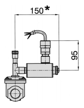 Электромагнитный клапан со взрывозащищенной катушкой нормально закрытый Giuliani Anello  EV40/6BEEXD