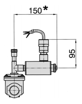 Электромагнитный клапан со взрывозащищенной катушкой нормально открытый  Giuliani Anello   MSV100/6BEEXD