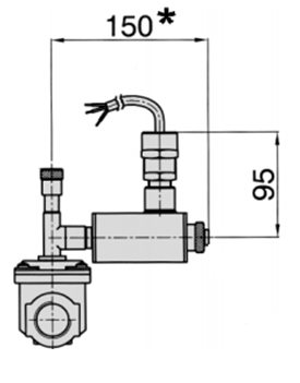 Электромагнитный клапан со взрывозащищенной катушкой нормально открытый  Giuliani Anello   MSV114/6BEEXD