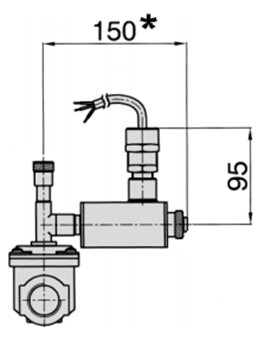 Электромагнитный клапан со взрывозащищенной катушкой нормально открытый  Giuliani Anello   MSV200/6BEEXD