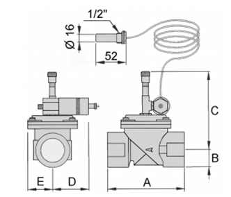 Отсечной клапан подачи топлива Giuliani Anello    VIC/A34